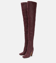 Bottega Veneta Canalazzo leather over-the-knee boots