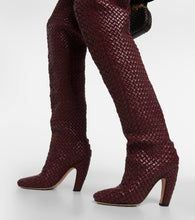 Bottega Veneta Canalazzo leather over-the-knee boots