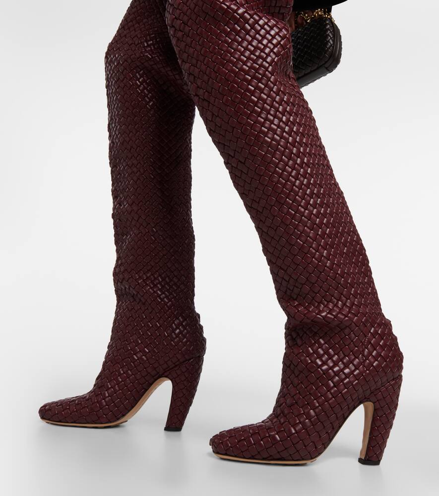 Bottega Veneta Canalazzo leather over-the-knee boots