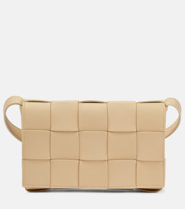 Bottega Veneta Cassette leather shoulder bag. Shop Bottega Veneta Shoulder Bags for women now.