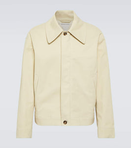 Bottega Veneta Coated cotton blouson jacket