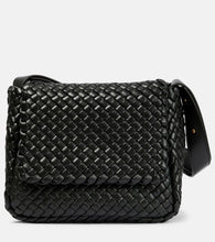 Bottega Veneta Cobble Intreccio leather shoulder bag. Shop Bottega Veneta Shoulder Bags for women now.