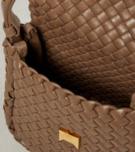 Bottega Veneta Cobble Small Intreccio leather shoulder bag