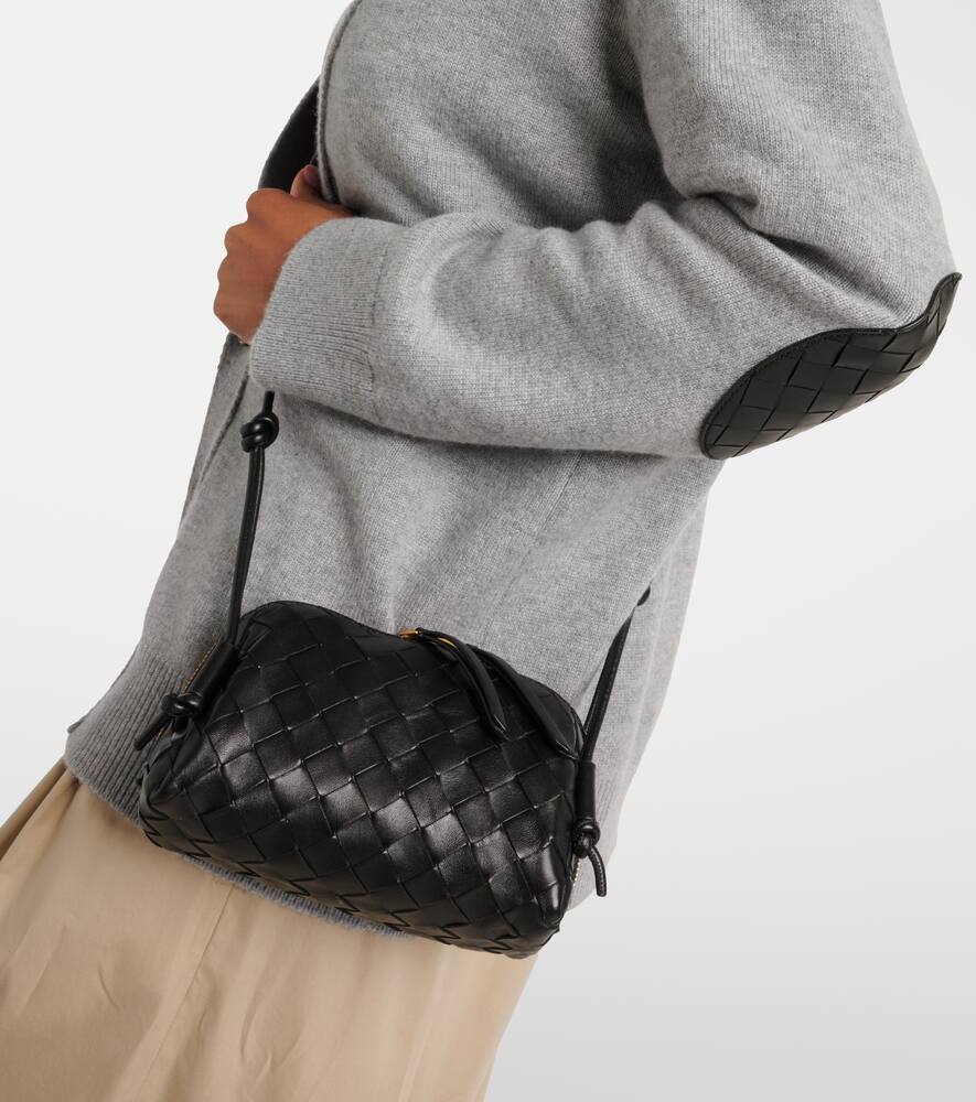Bottega Veneta Concert Mini Intrecciato leather pouch