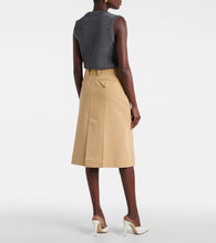 Bottega Veneta Cotton canvas pencil skirt