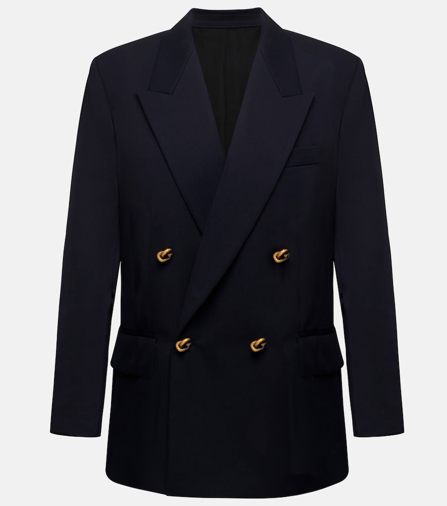 Bottega Veneta Double-breasted wool blazer - Bottega Veneta 双排扣羊毛西装外套