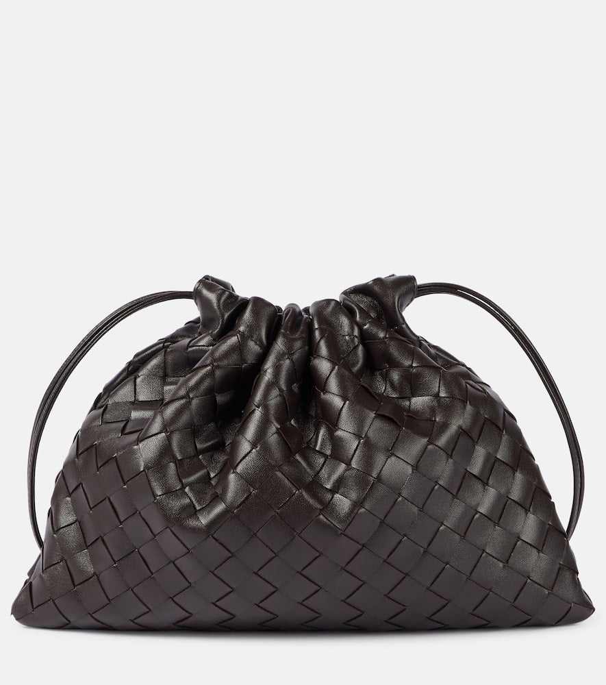 Bottega Veneta Dustbag Medium leather clutch - Bottega Veneta 中号皮革手拿包防尘袋