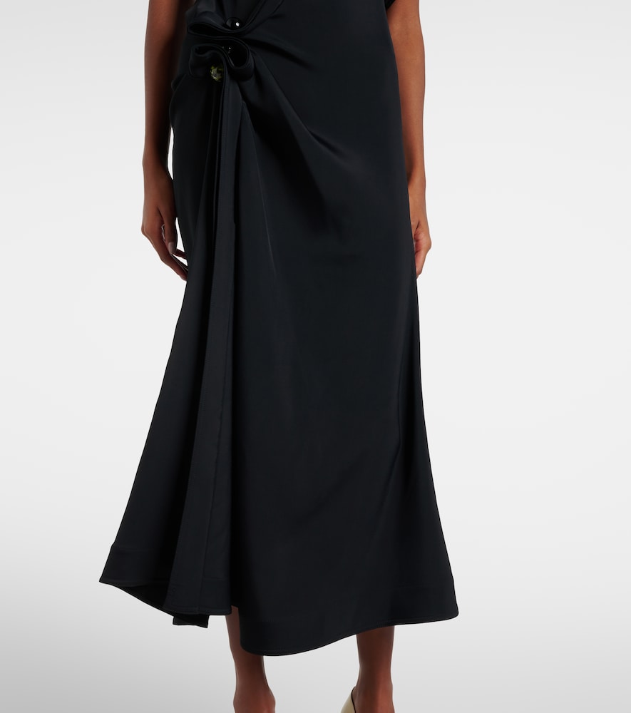 Bottega Veneta Gathered midi dress