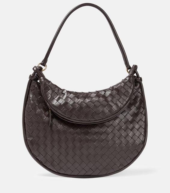Bottega Veneta Gemelli Large leather shoulder bag. Shop Bottega Veneta Shoulder Bags for women now.