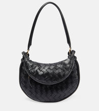 Bottega Veneta Gemelli Small leather shoulder bag. Shop Bottega Veneta Shoulder Bags for women now.