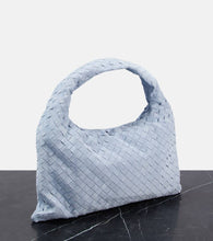 Bottega Veneta Hop Intrecciato Small suede tote bag