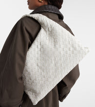 Bottega Veneta Hop Intrecciato leather shoulder bag