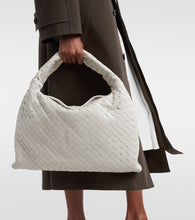 Bottega Veneta Hop Intrecciato leather shoulder bag