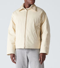 Bottega Veneta Intrecciato cotton-blend twill down jacket