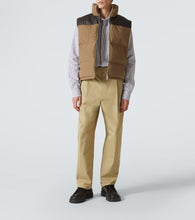 Bottega Veneta Intrecciato cotton poplin down vest