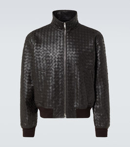 Bottega Veneta Intrecciato leather blouson