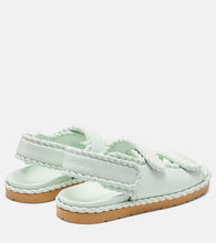 Bottega Veneta Jack torchon-trimmed leather sandals