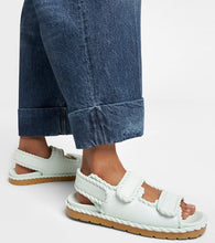 Bottega Veneta Jack torchon-trimmed leather sandals