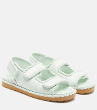 Bottega Veneta Jack torchon-trimmed leather sandals