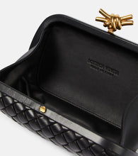 Bottega Veneta Knot Intreccio leather clutch