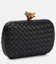 Bottega Veneta Knot Intreccio leather clutch