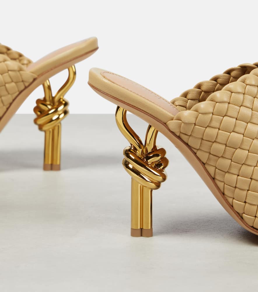 Bottega Veneta Knot leather mules