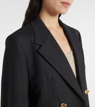 Bottega Veneta Knot striped wool blazer