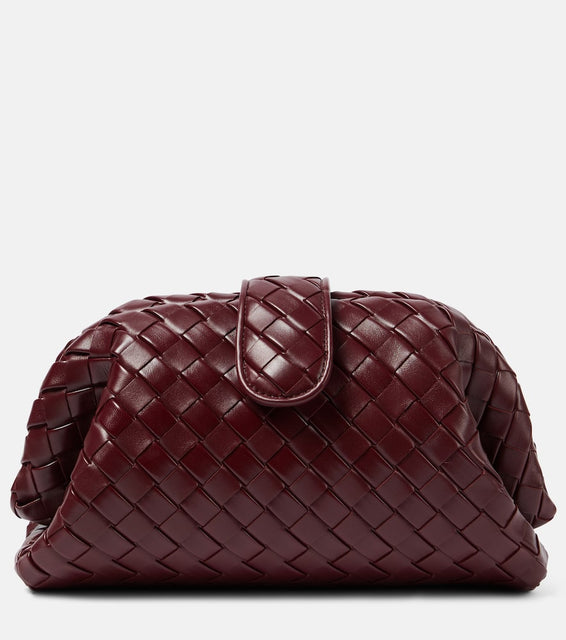 Bottega Veneta Lauren 1980 Intrecciato leather clutch. Shop Bottega Veneta Shoulder Bags for women now.