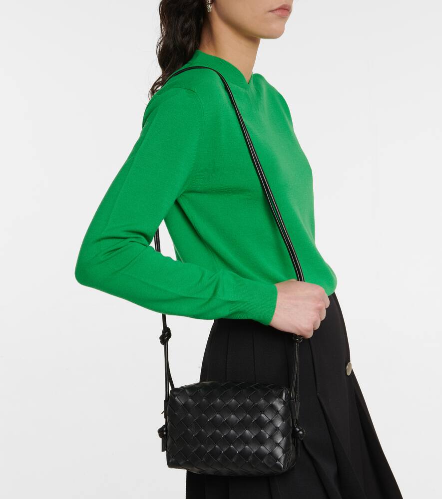 Bottega Veneta Loop Mini Intrecciato leather camera bag