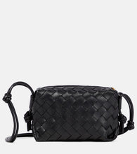 Bottega Veneta Loop Mini Intrecciato leather camera bag. Shop Bottega Veneta Shoulder Bags for women now.
