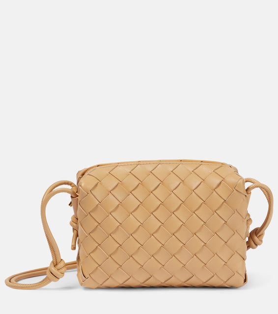 Bottega Veneta Loop Mini leather camera bag. Shop Bottega Veneta Shoulder Bags for women now.