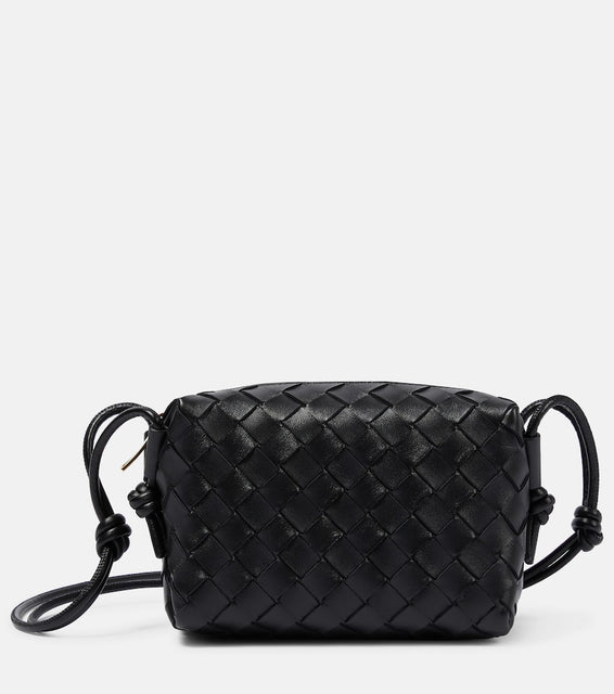 Bottega Veneta Loop Mini leather camera bag. Shop Bottega Veneta Shoulder Bags for women now.