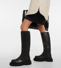 Bottega Veneta Lug leather knee-high boots