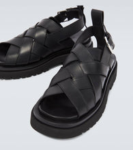Bottega Veneta Lug leather sandals