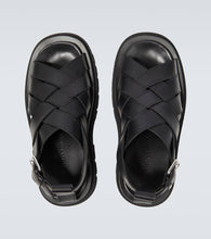 Bottega Veneta Lug leather sandals