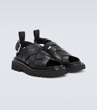Bottega Veneta Lug leather sandals