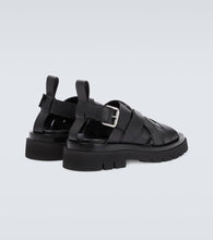 Bottega Veneta Lug leather sandals