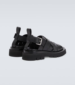 Bottega Veneta Lug leather sandals