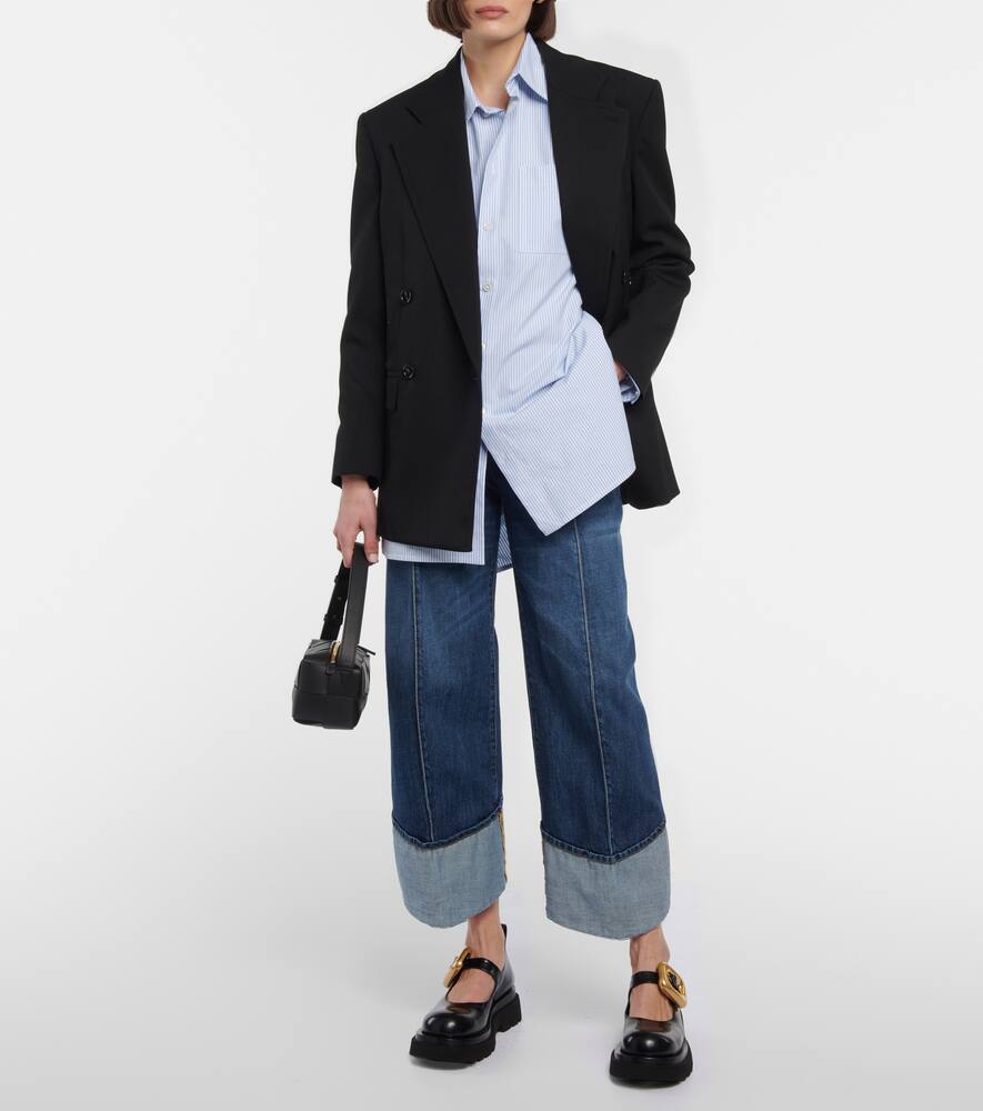 Bottega Veneta Mary Jane leather flats