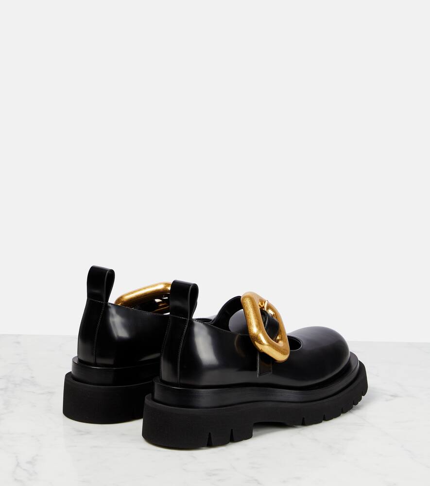 Bottega Veneta Mary Jane leather flats