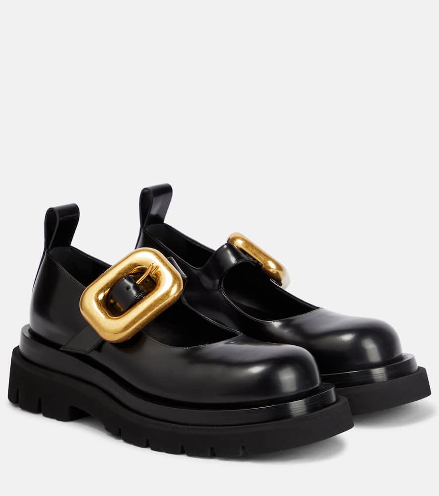 Bottega Veneta Mary Jane leather flats