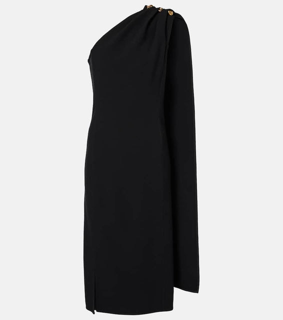 Bottega Veneta One-shoulder cr√É¬™pe midi dress