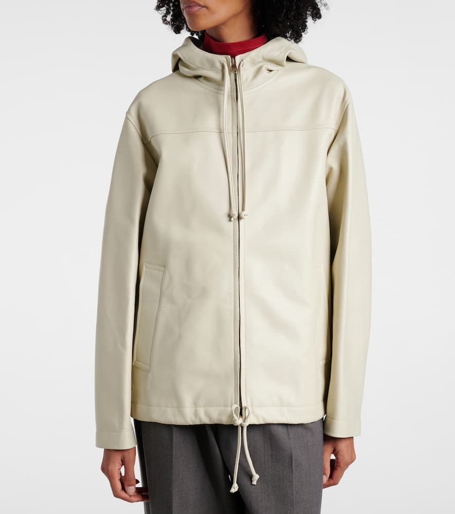 Bottega Veneta Oversized leather jacket