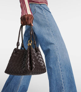 Bottega Veneta Parachute Small Intrecciato leather shoulder bag