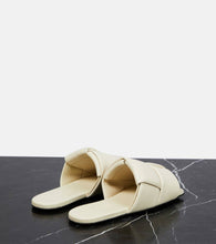 Bottega Veneta Patch leather slides
