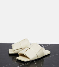 Bottega Veneta Patch leather slides