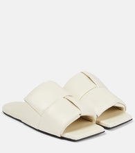 Bottega Veneta Patch leather slides