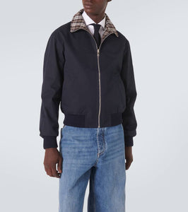 Bottega Veneta Reversible checked cotton blouson