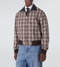 Bottega Veneta Reversible checked cotton blouson