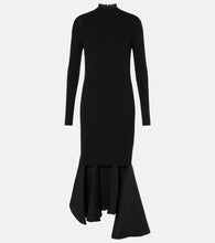 Bottega Veneta Ruffled midi dress. Bottega Veneta 荷叶边中长连衣裙